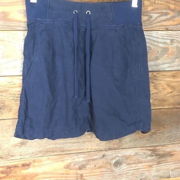 ATHLETA Celine Blue Linen Skirt -> Athleta Celine Blue Linen Skirt - Picture 2 of 6